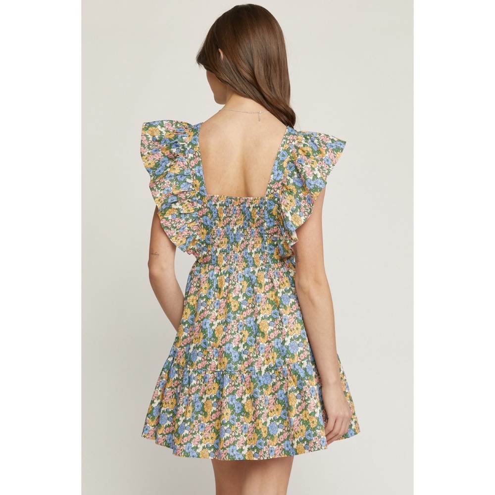 ๐๐๐ENTRO Floral dress with ruffles๐๐๐ - Picture 2 of 5